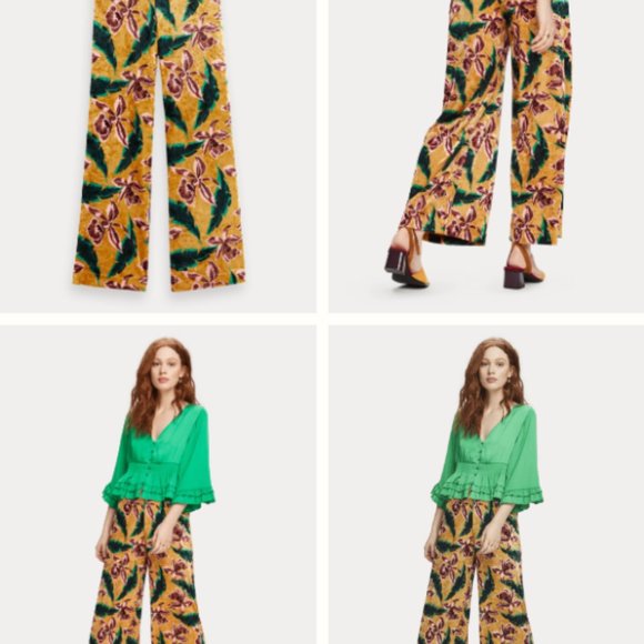 Scotch and Soda Velvet Hawaiian Pants — size L - Picture 2 of 4